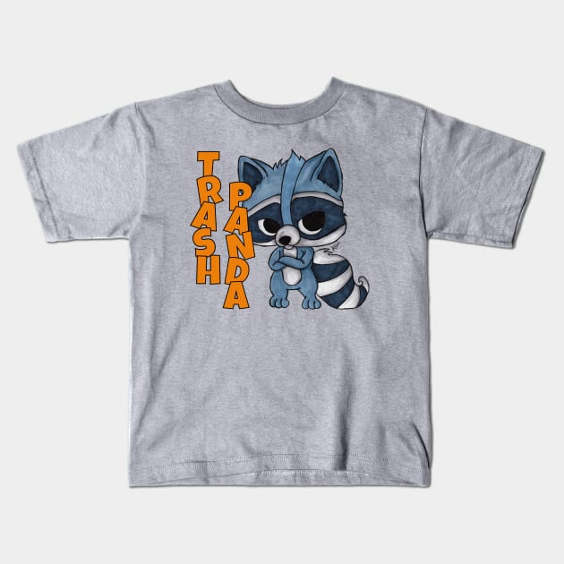 Trash Panda Kids T-Shirt by Teamtsunami6